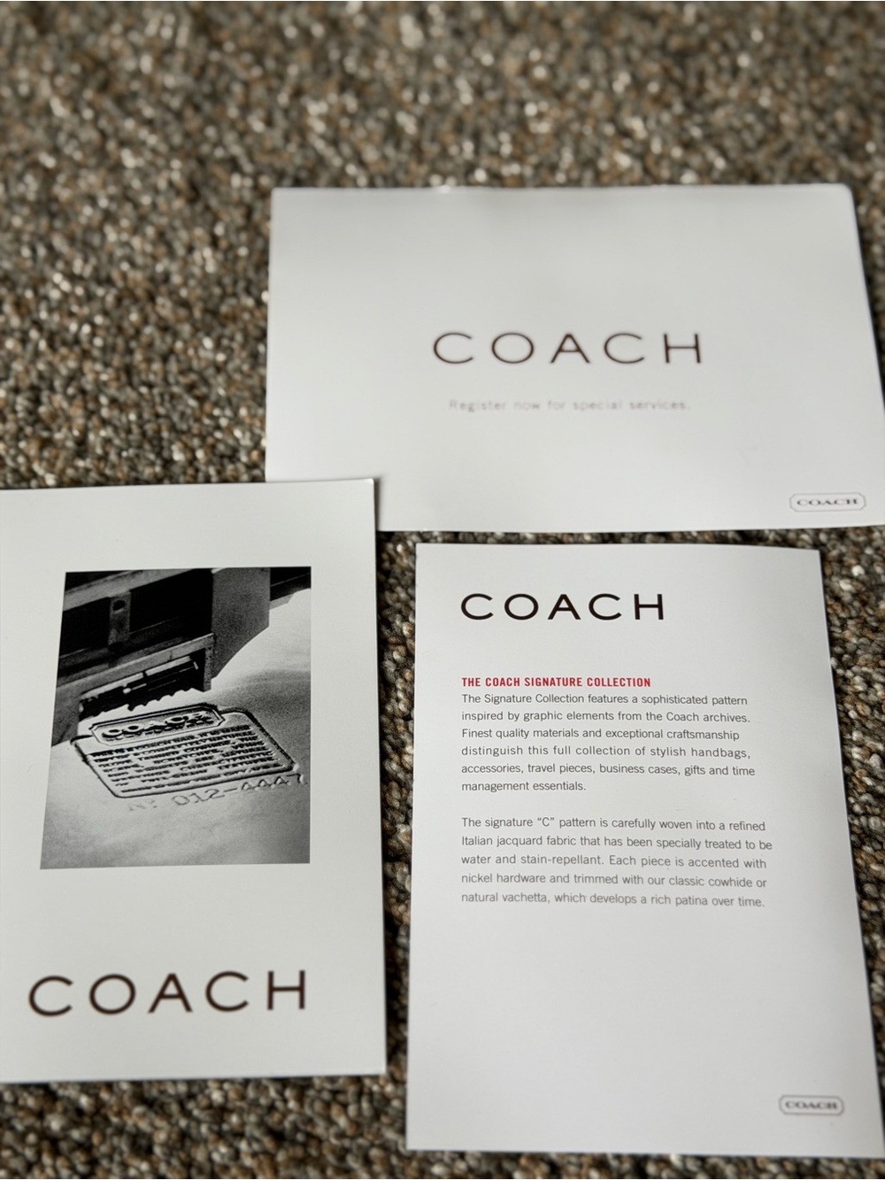 Coach Brown Signature Canvas Shoulder Bag with Metallic Bronze Leather Accents - Picture 16 of 16